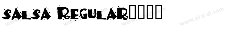 salsa Regular字体转换